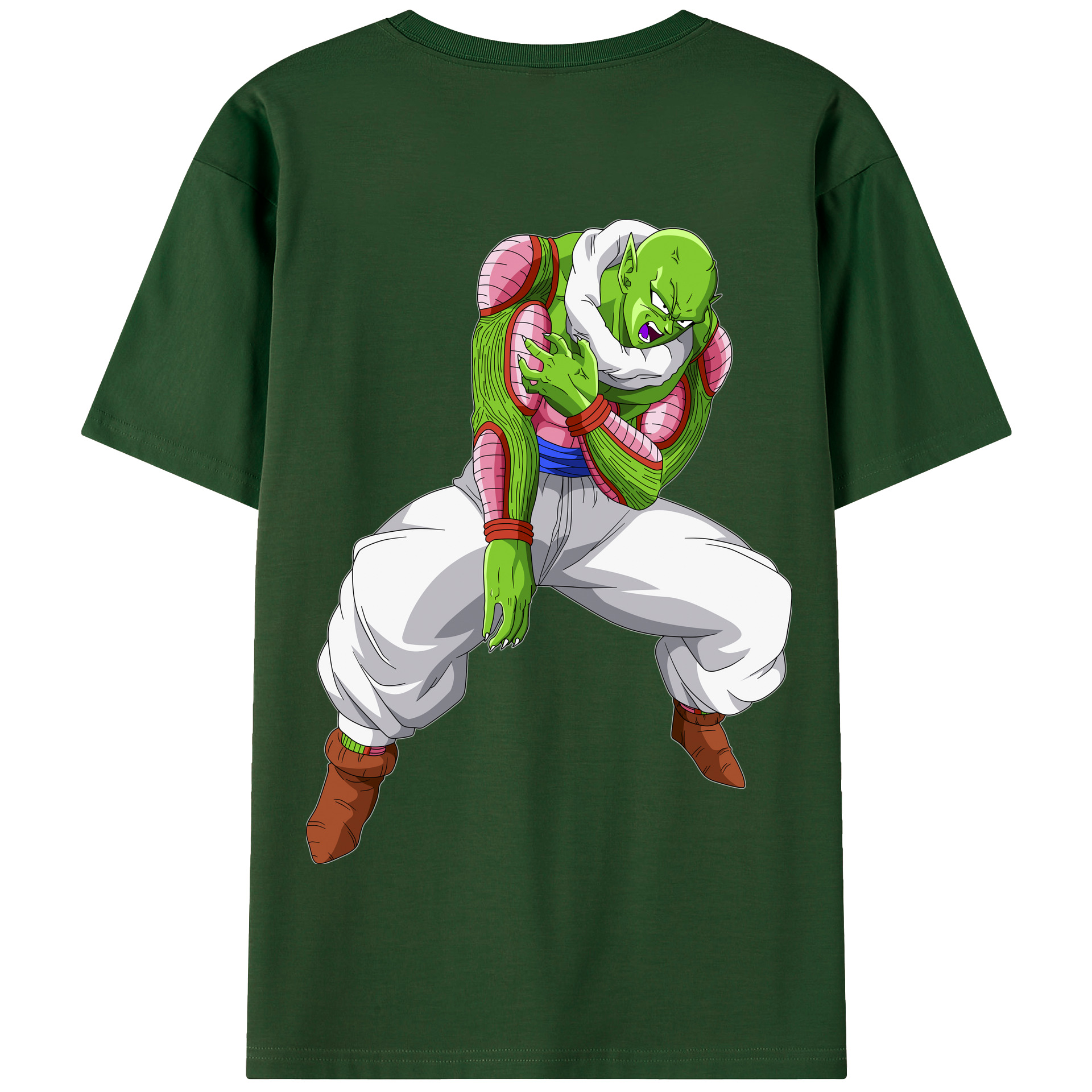 （画像用） ドラゴンボール ピッコロ DRAGON BALL Piccolo 綿100％半袖Tシャツ（背面プリント）